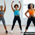 스포츠 트레이너 관련 유튜브 채널 추천 - **High-Energy Cardio Dance Party at Home:**
    A group of three diverse individuals, two women and ...